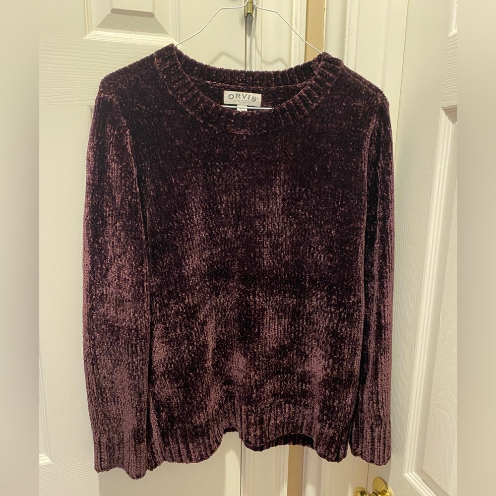 Orvis Purple Sweater